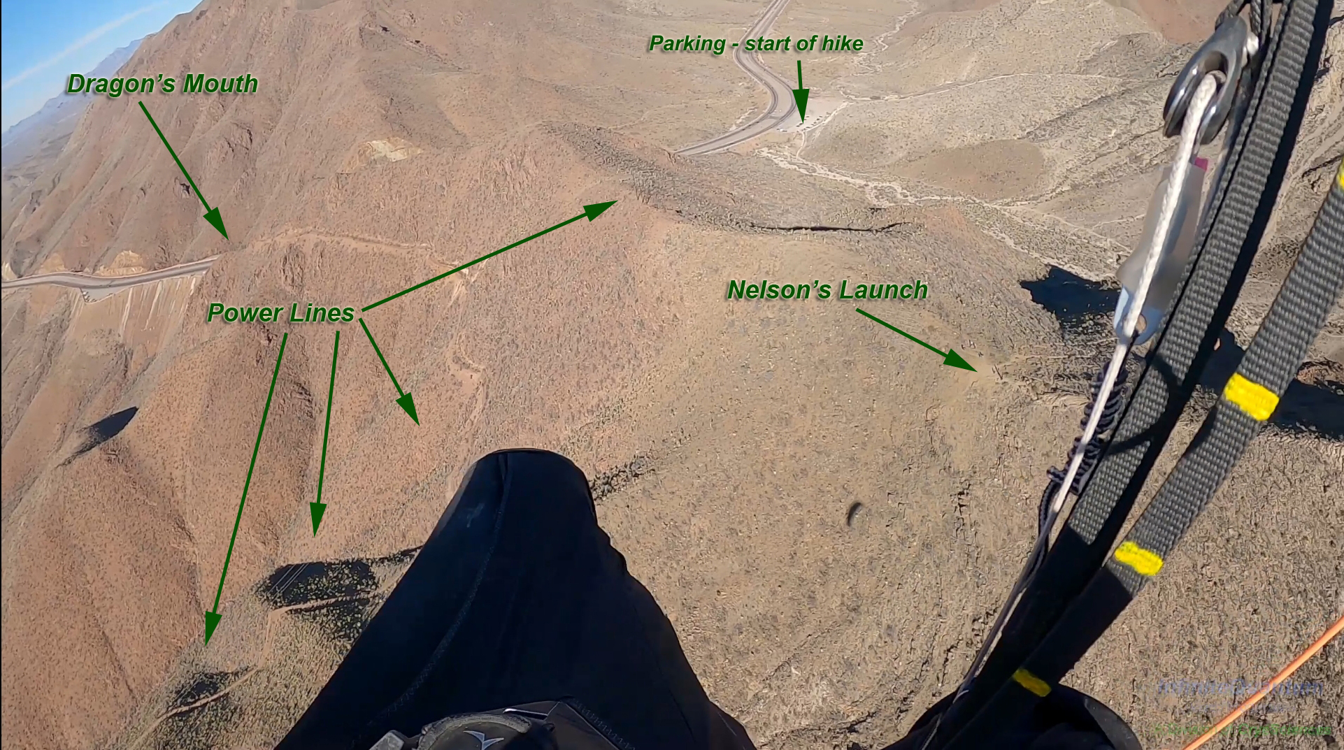 Hazards near Nelson's Launch, Franklin Mountains State Park
